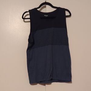 Old Navy Two-Tone Navy Striped Tank Top